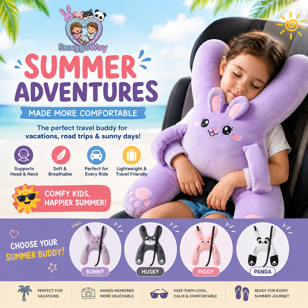 SnuggoWay™ Kids Car Pillow