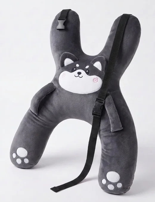 Niko the Husky SnuggoWay with its strap