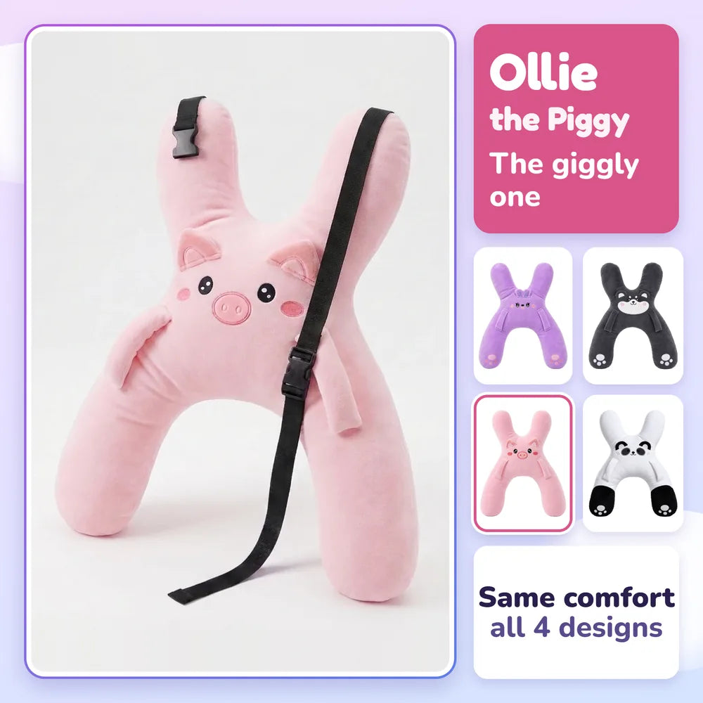Ollie the Piggy SnuggoWay, the giggly one: same comfort in all 4 designs
